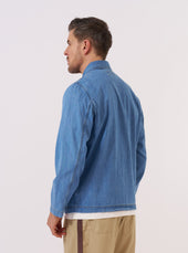 Washed 8oz Slub Denim Field Jacket