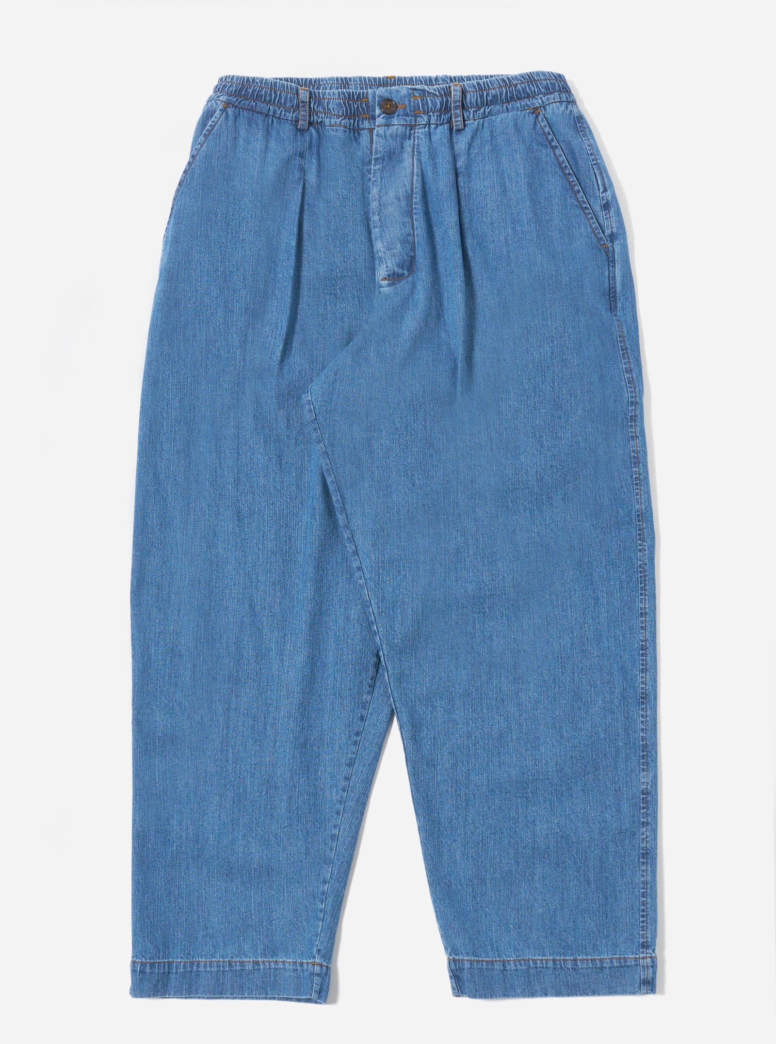 Washed 8oz Slub Denim Oxford Pant