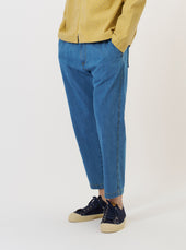 Washed 8oz Slub Denim Hi Water Trouser