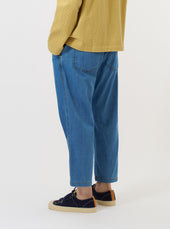 Washed 8oz Slub Denim Hi Water Trouser