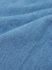 Washed Recycled Herringbone Pleated Track Short