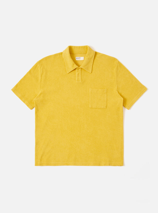 Yellow Light Weight Terry Newlyn Polo