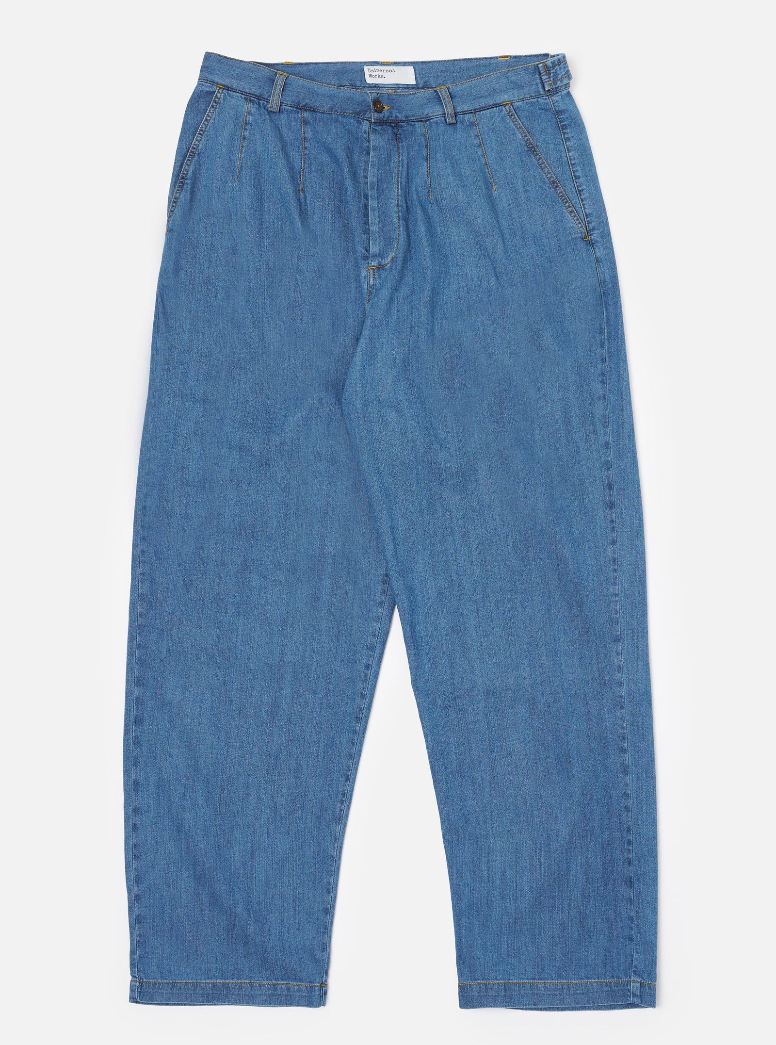 Washed 8oz Slub Denim Dutch Pant