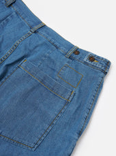 Washed 8oz Slub Denim Dutch Pant