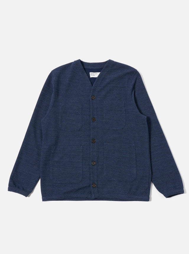Navy Maiorca Jersey Cardigan