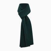 And Charcoal Fretwork Cashmere Knitted Scarf