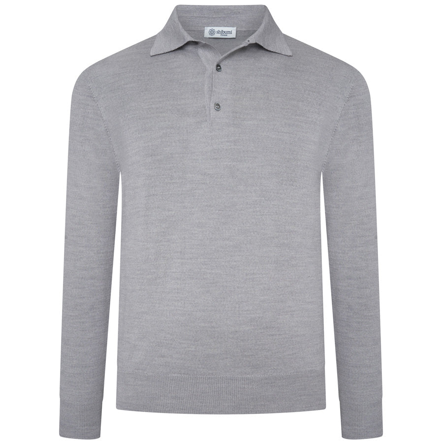 Merino Wool Knitted Polo