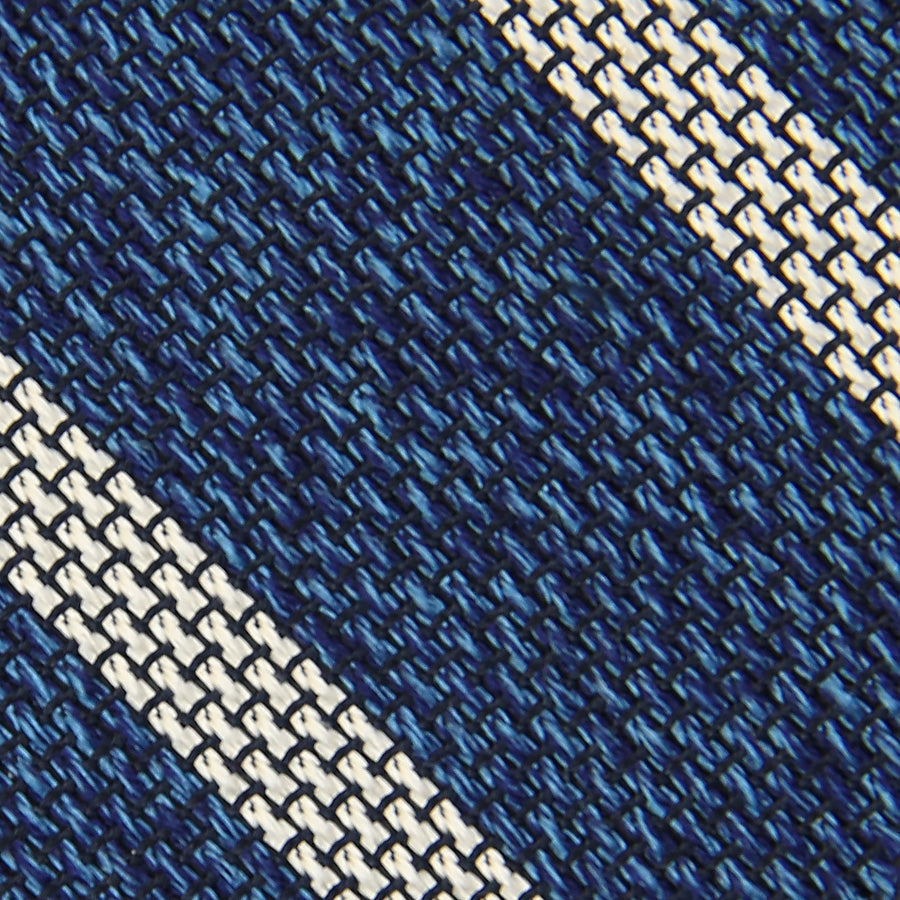 Striped Grenadine Garza Fina Bespoke Tie Mottled