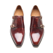 Velar X Double Monk Strap Chestnut Museum Calf New Age