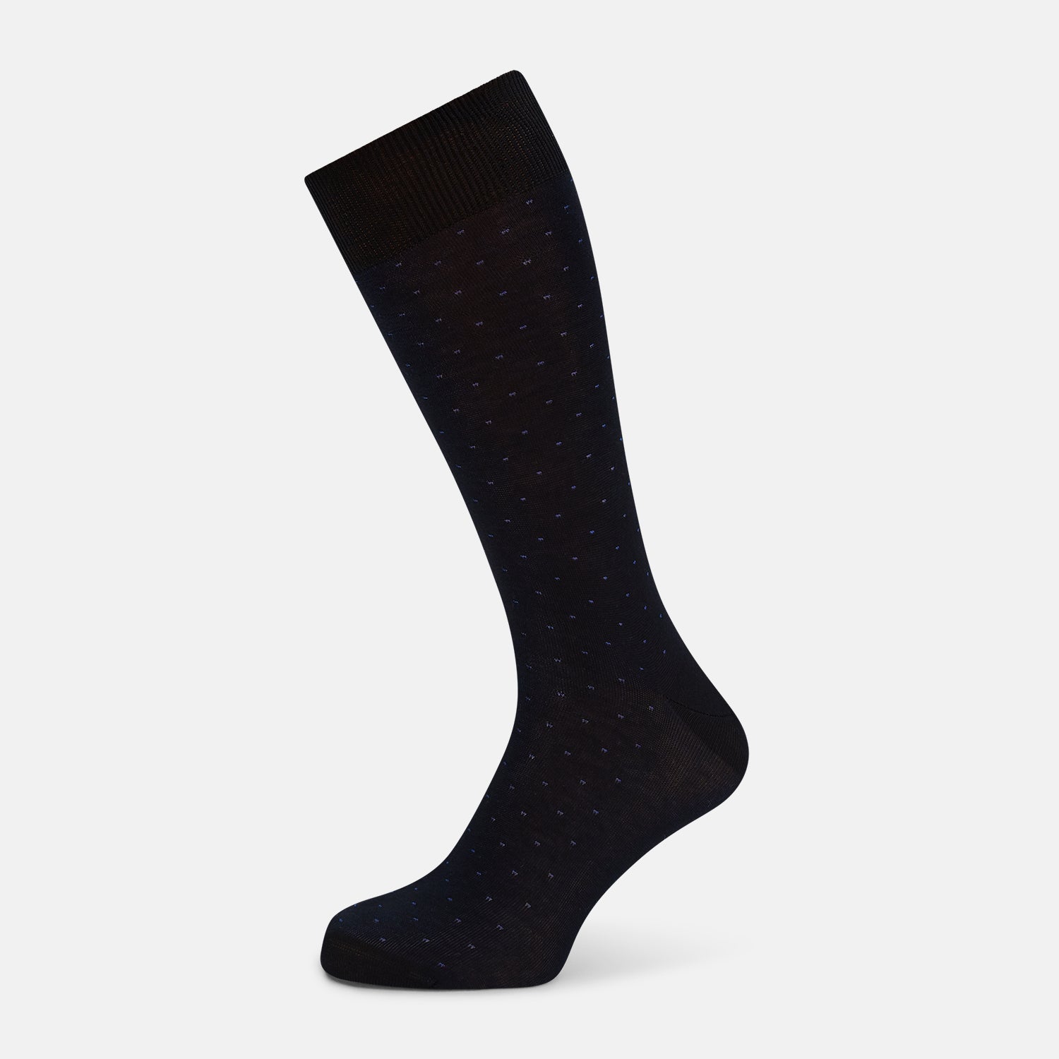 Azzurro Polka Dot Mid Length Socks