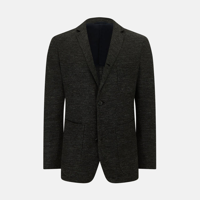 Charcoal Linen Blend Cambridge blazer