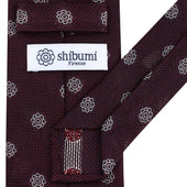 Shibumi Flower Fina Grenadine Silk Tie