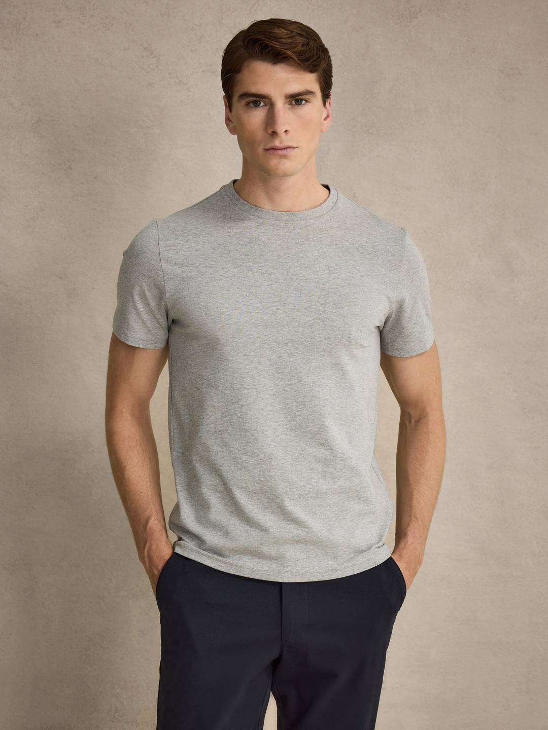 Grey Slim Fit Lightweight T-Shirt