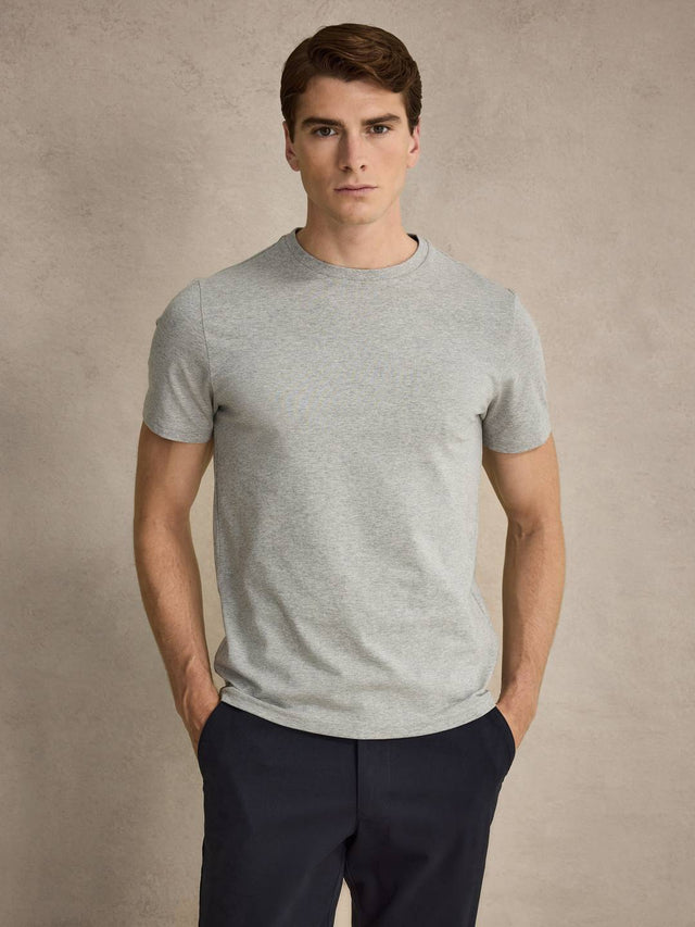 Grey Slim Fit Lightweight T-Shirt