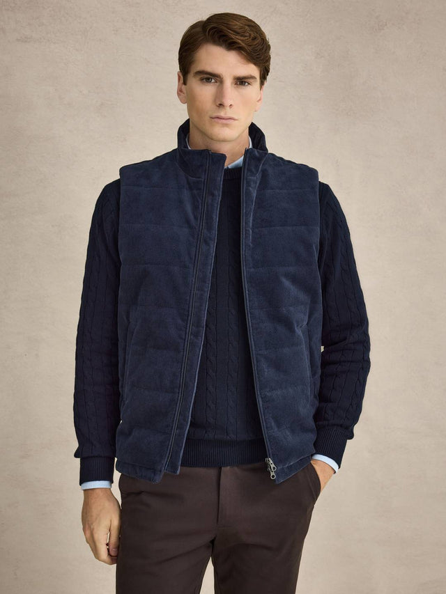 Navy Blue Vest Regular Fit