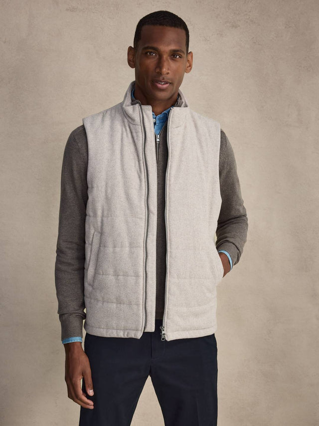 Beige Vest Regular Fit