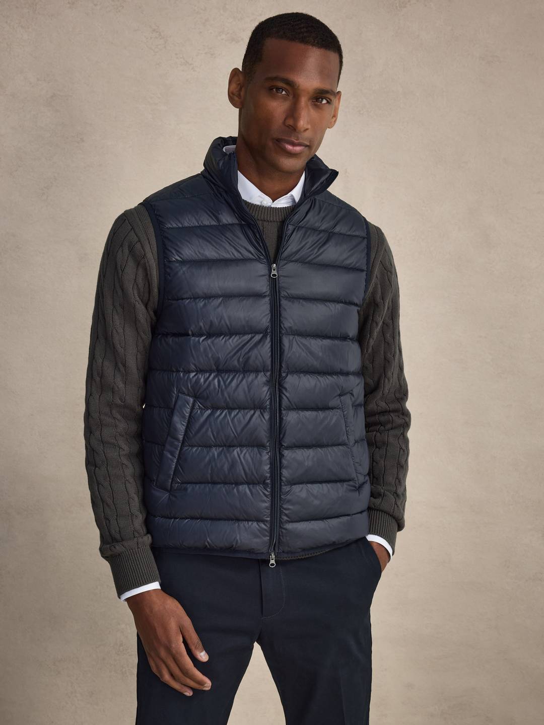 Navy Blue Vest