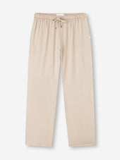 Men's Lounge Pants Basel Micro Modal Stretch Light Stone