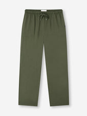 Men's Lounge Pants Basel Micro Modal Stretch Evergreen