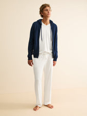 Men S Lounge Pants Basel Micro Modal Stretch Vanilla