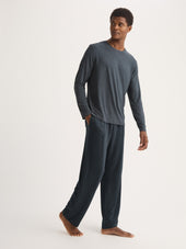 Men S Lounge Pants Marlowe Micro Modal Stretch Anthracite