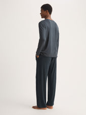 Men S Lounge Pants Marlowe Micro Modal Stretch Anthracite