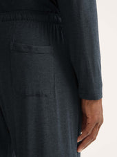 Men S Lounge Pants Marlowe Micro Modal Stretch Anthracite