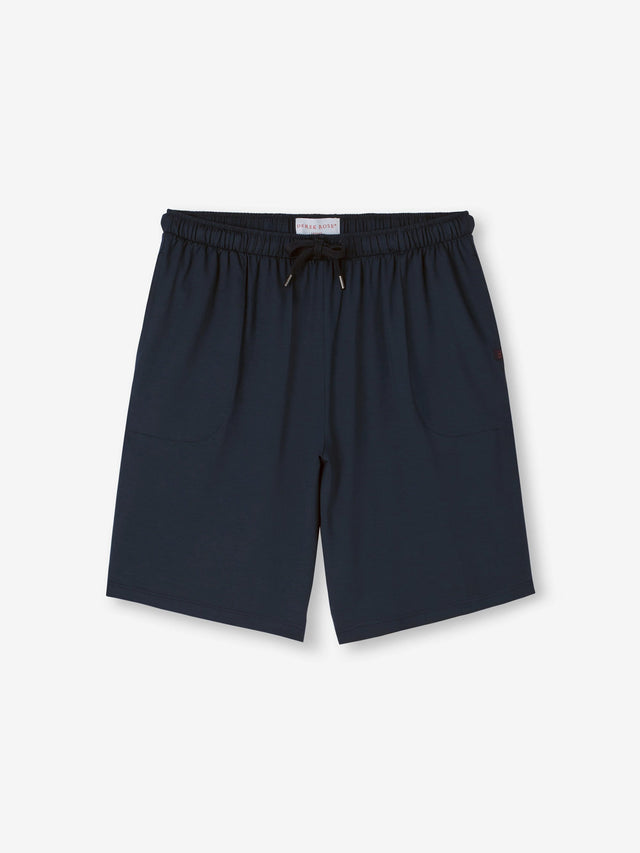 Men's Lounge Shorts Basel Micro Modal Stretch Navy