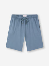 Men's Lounge Shorts Basel Micro Modal Stretch Storm Blue
