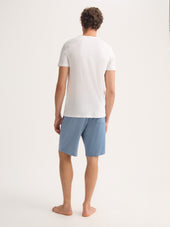Men's Lounge Shorts Basel Micro Modal Stretch Storm Blue