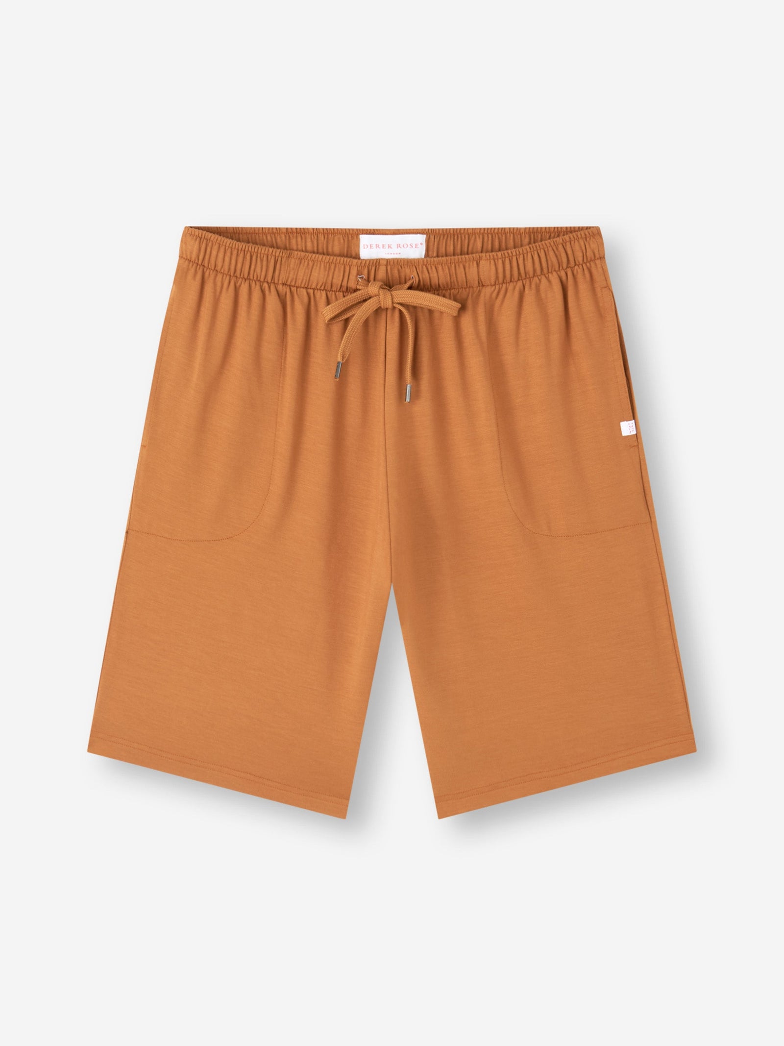 Men S Lounge Shorts Basel Micro Modal Stretch Orange