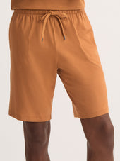Men S Lounge Shorts Basel Micro Modal Stretch Orange