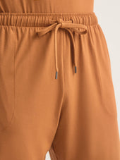 Men S Lounge Shorts Basel Micro Modal Stretch Orange