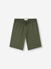 Men's Lounge Shorts Basel Micro Modal Stretch Evergreen