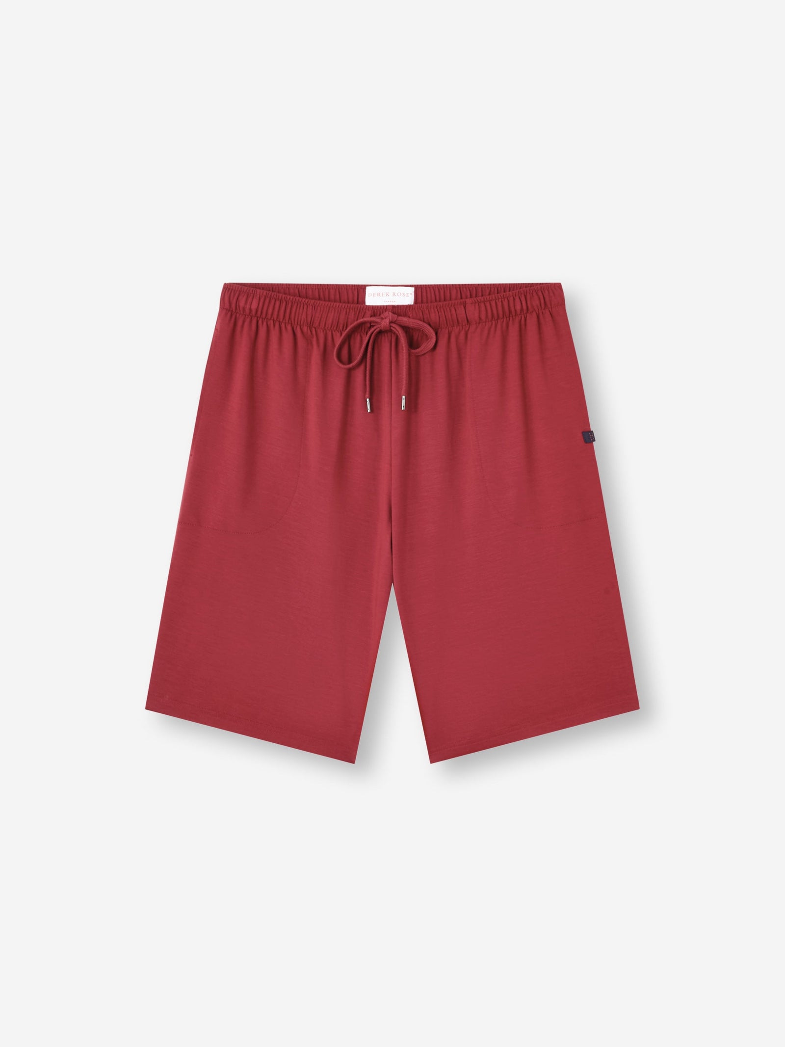 Men S Lounge Shorts Basel Micro Modal Stretch Rustic Red