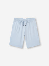 Men's Lounge Shorts Basel Micro Modal Stretch Light Blue