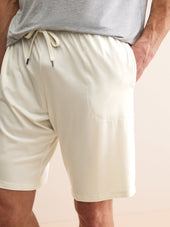 Men S Lounge Shorts Basel Micro Modal Stretch Vanilla