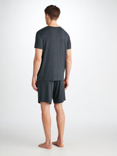 Men S Lounge Shorts Marlowe Micro Modal Stretch Anthracite