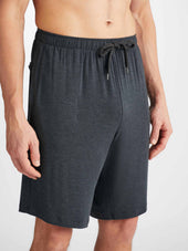 Men S Lounge Shorts Marlowe Micro Modal Stretch Anthracite