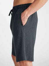 Men S Lounge Shorts Marlowe Micro Modal Stretch Anthracite