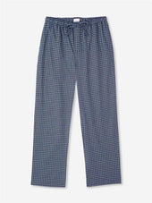 Men's Lounge Pants Braemar 32 Brushed Cotton Navy