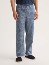 Men S Lounge Pants Cotton Batiste Night Sky Print