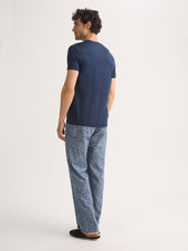 Men S Lounge Pants Cotton Batiste Night Sky Print