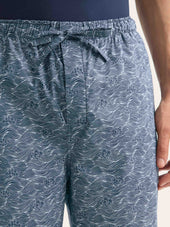 Men S Lounge Pants Cotton Batiste Night Sky Print
