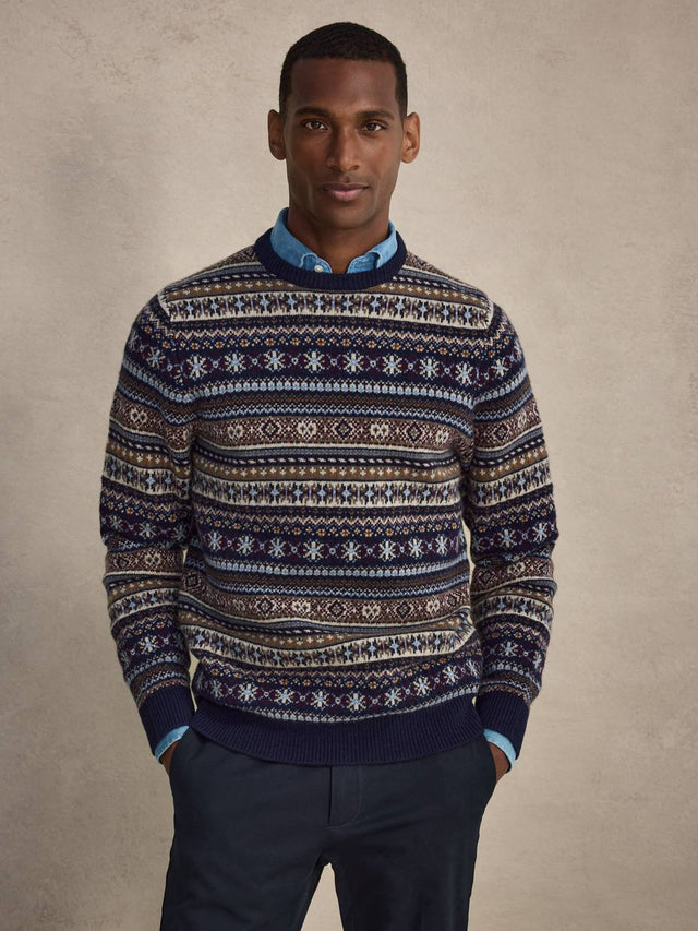 Dark Blue Sweater Regular Fit