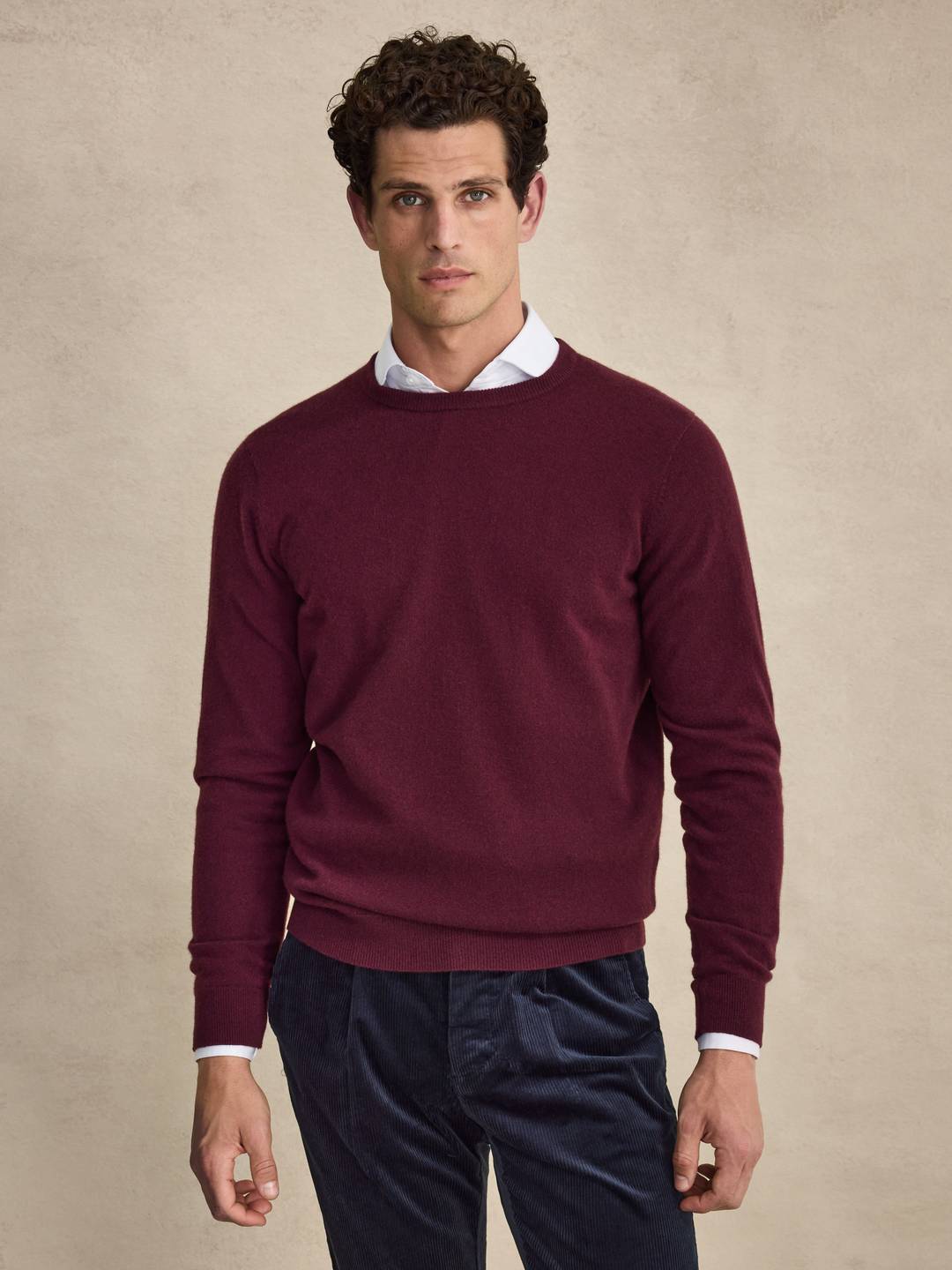 Burgundy Cashmere Sweater