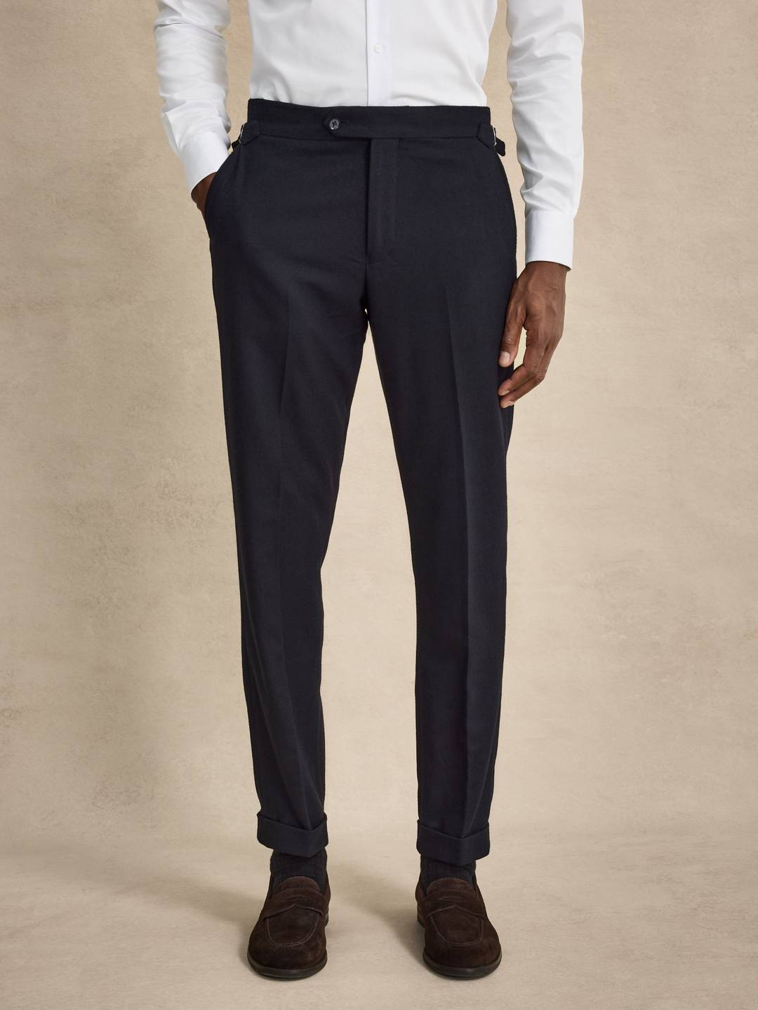 Navy Blue Dress Trousers