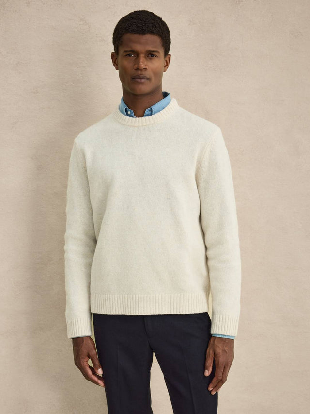 Beige Sweater Casual Fit