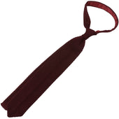 V Point Knit Tie Silk