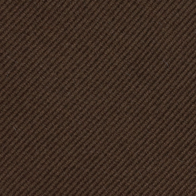 Plain Repp Bespoke Silk Tie - Brown